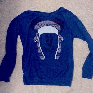 Disney blue Mickey Henley TBD Z